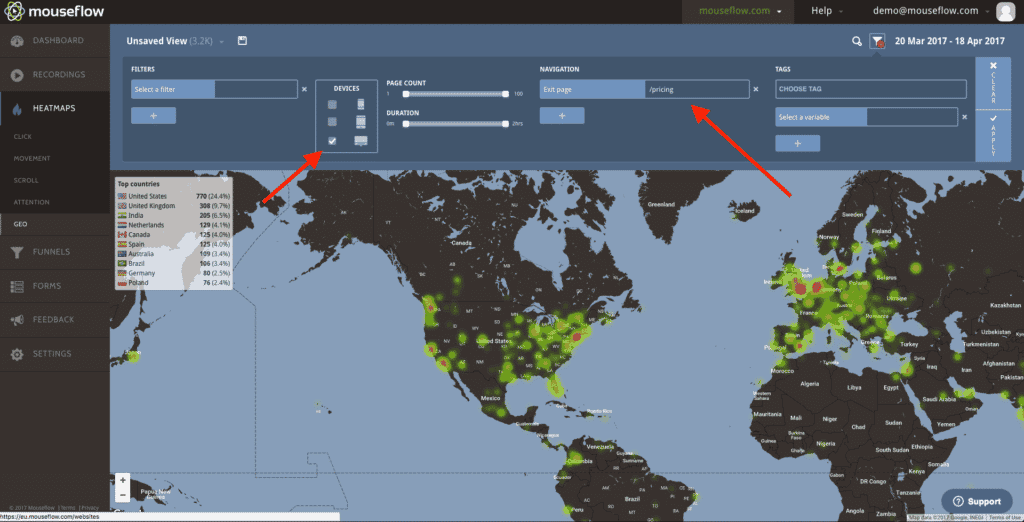 Geo Heatmaps Screenshot 4