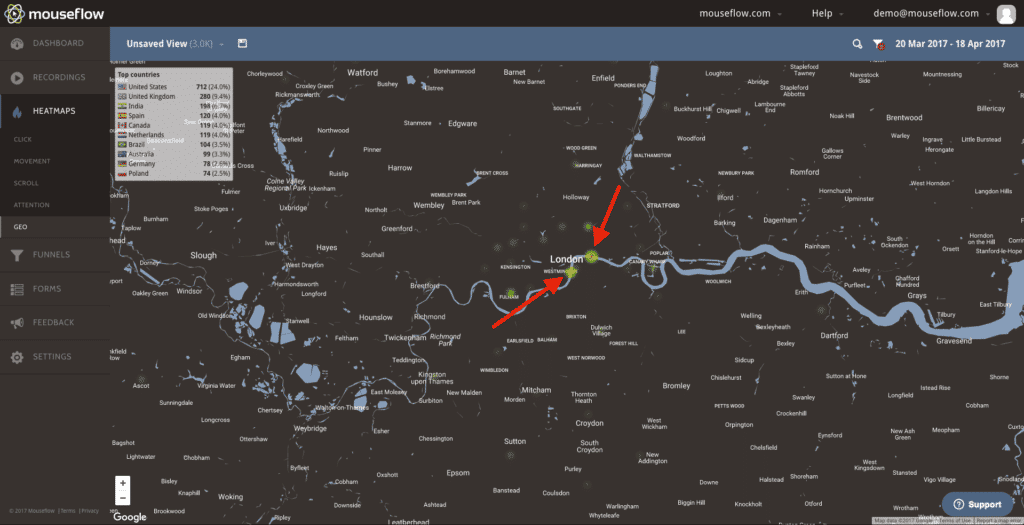 Geo Heatmaps Screenshot 6